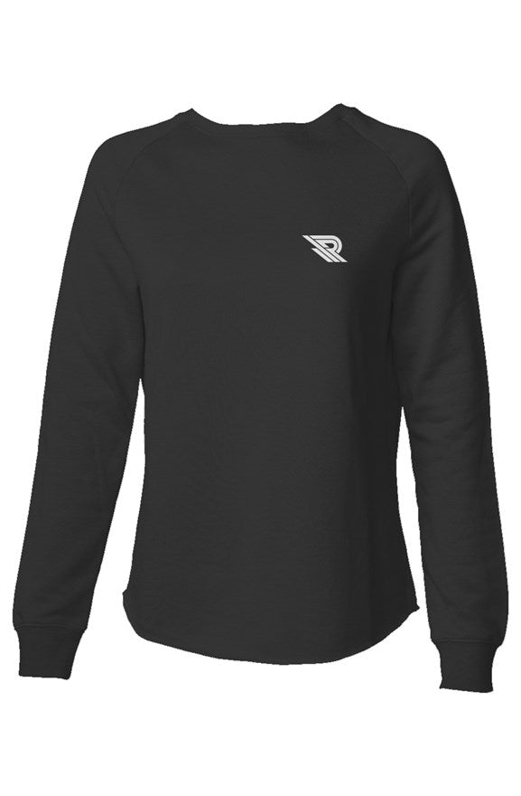 Womens Lightweight Wash Reinforce Sweatshirt